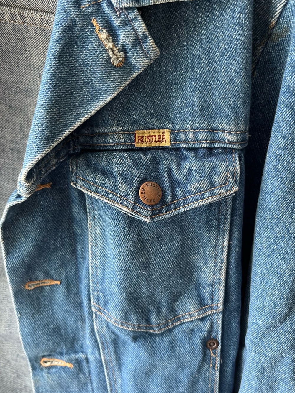 Vintage Rustler Hand Painted Jacket - Picture 3 of 5
